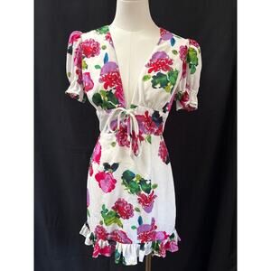 Women’s Ashley Park X RTR. Floral V cut Dress Sz 2